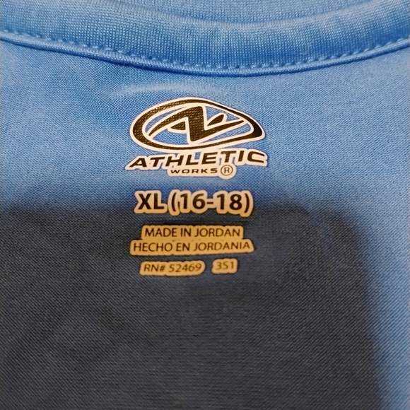 Athletic Works Bright Blue Racer Back Tank Top - Picture 2 of 7